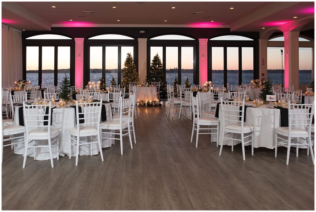 Wedding decor and Reception details at Belle Mer in Newport RI